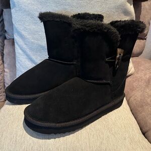 Style & Co. Black Winter Boots with Buckle